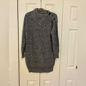 Michael Stars Textured Gray Knit Sweater